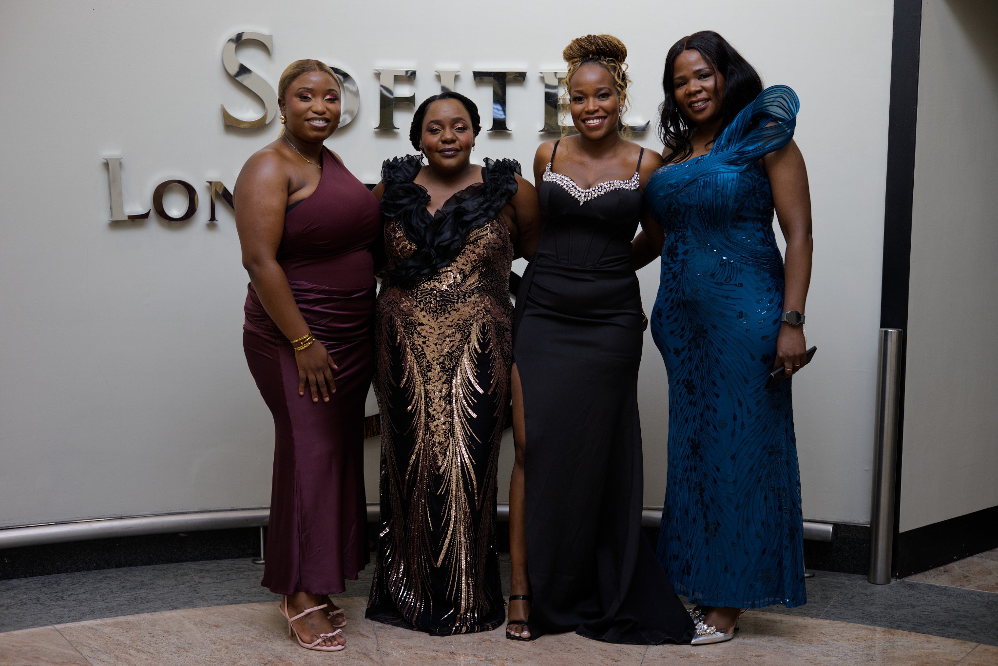 Elegant formal group portrait